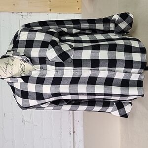 J Jill Buffalo Plaid Top Size Small